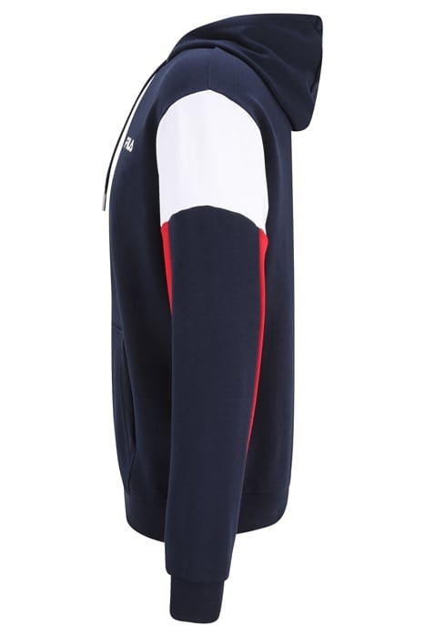 TRUDEN BLOCKED HOODY BLACKIRIS-TRRED-BRIWHIT 6