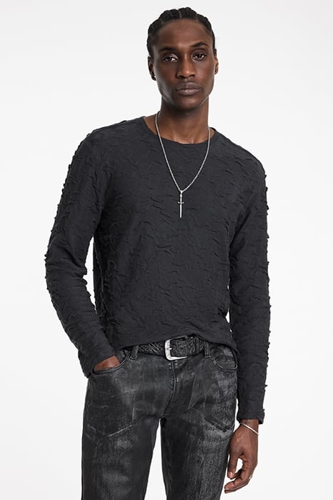 CRUZEIRO EASY FIT LS CRE W WITH RANDOM O BLACK 1