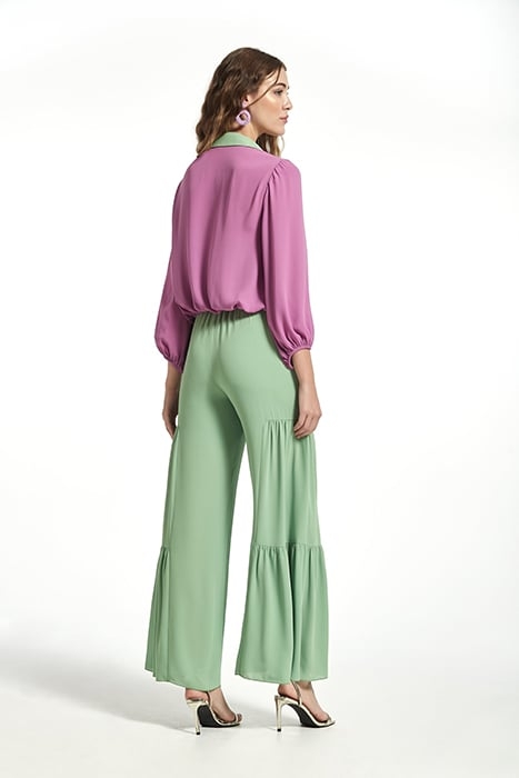 CHIFFON BARTO TROUSERS GREEN 2
