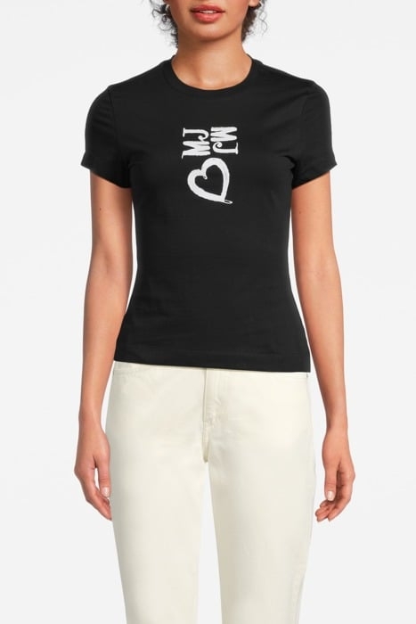 JERSEY T-SHIRT WITH MJ PRINT BLACK 1