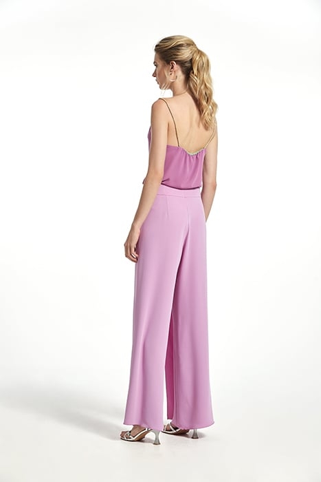 CREPE FABRIC KADIR TROUSERS VIOLET 4