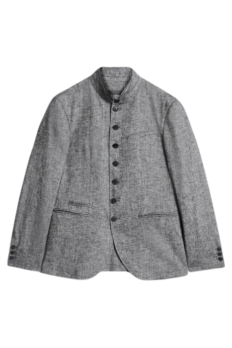 SLIM FIT MULTI BTN CLOSURE JACKET WITH S MED GREY 2