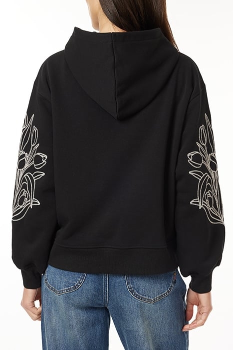 CLASSIC HOODIE BLACK NIGHT TULIPS 2