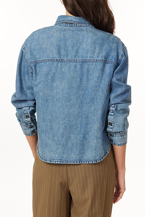 CROPPED DENIM SHIRT BEVERLY HILLS 2