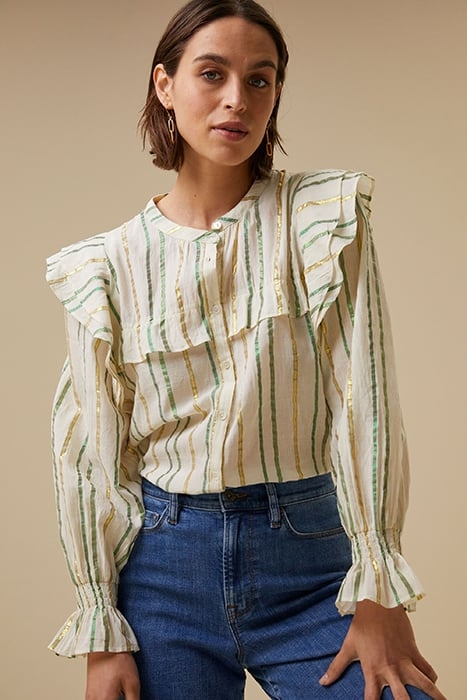 PENNIE CHACHA STRIPE BLOUSE CHACHA STRIPE 1