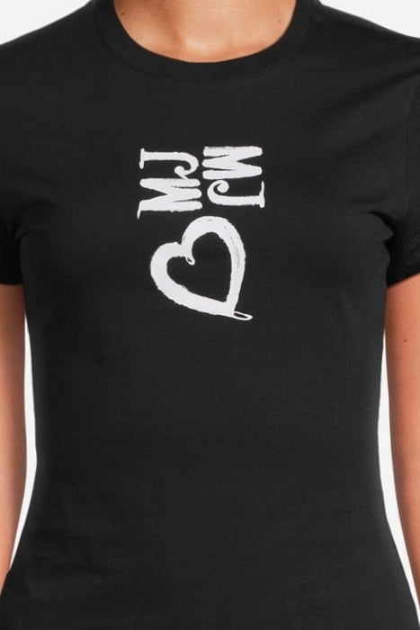 JERSEY T-SHIRT WITH MJ PRINT BLACK 4