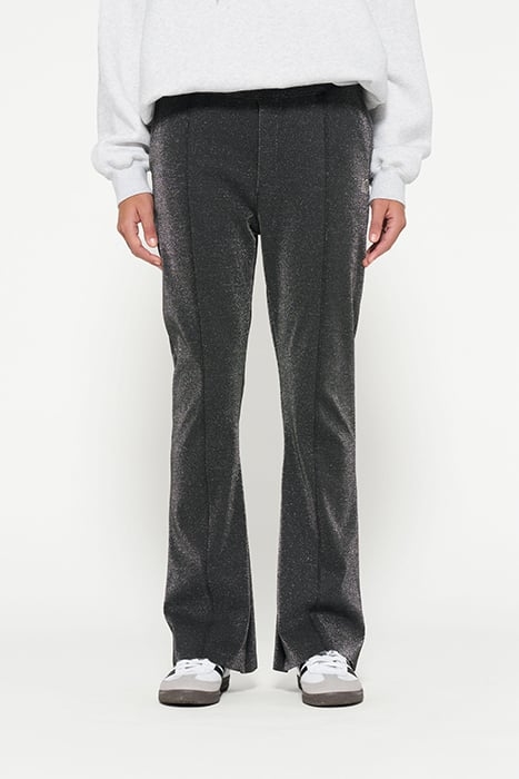 FLARED PANTS GLITTER BLACK 1