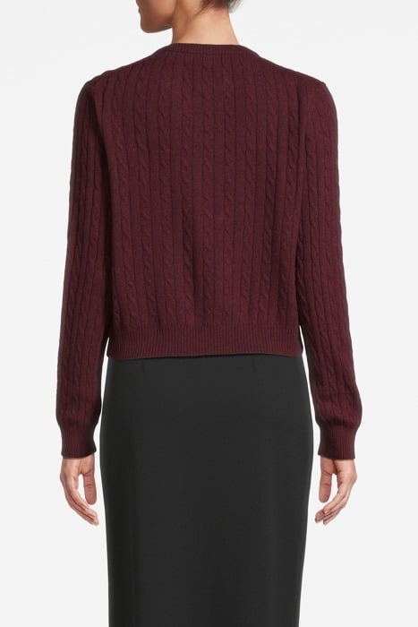 LEMON SWEATER MERLOT 2