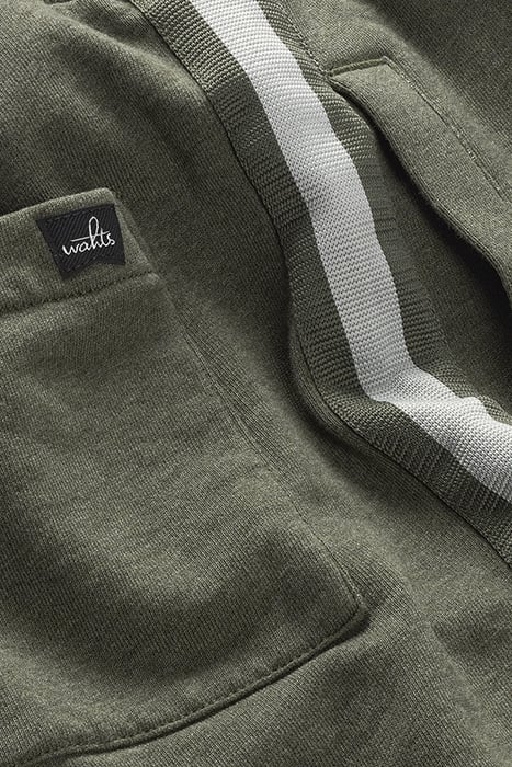 TROY-BAND | SWEATSHORTS ARMY GREEN MELANGE 2