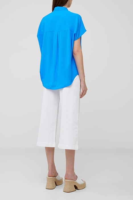 FRENCH CONNECTION CREPE LIGHT S/LESS POPOVER POPOVER SHIRT B 3