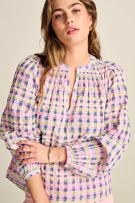 TOP - CHECKS PINK MULTI COLOUR 6