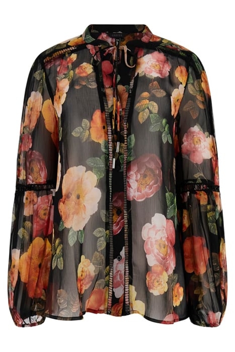 LS JOSETTE TOP PEONY CHARM PRINT BL 4