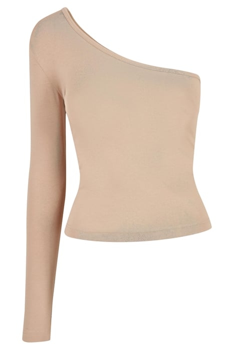 LADIES ASYMMETRIC LONGSLEEVE UNIONBEIGE 4