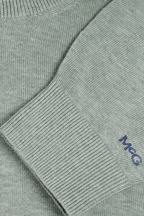 C-NECK SWEATER ICE GREEN 7