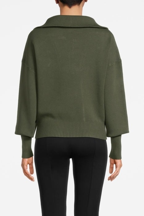 OLLY HALFZIP DEEP MOSS 2