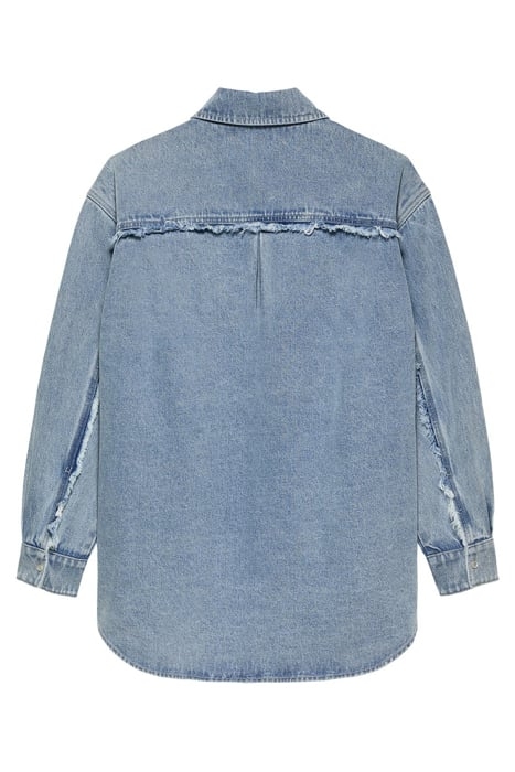 BUTTON UP DENIM JACKET STARLIGHT BLUE 4