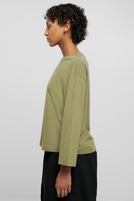 LADIES ORGANIC OVERSIZED LONGSLEEVE TINIOLIVE 6