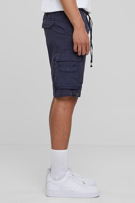 DOUBLE POCKET CARGO SHORTS NAVY 7