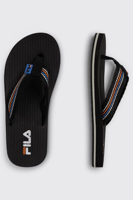 RAVELLO SLIPPER BLACK-VALLARTA BLUE 3