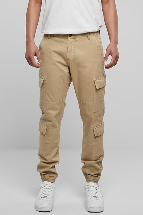 DOUBLE CARGO TWILL JOGGING PANTS WARMSAND 1
