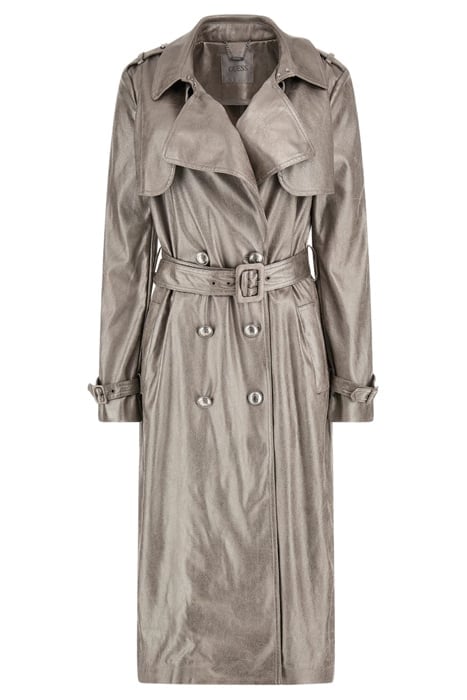 ADELE TRENCH GUNMETAL METALLIC 4