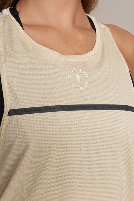 MARY LOU - WOMEN'S LOOSE-FIT TANK TOP CREME 4