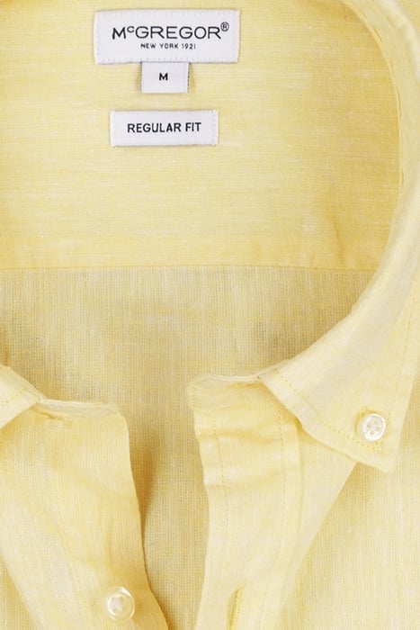 COTTON LINEN SHIRT LEMON YELLOW 8