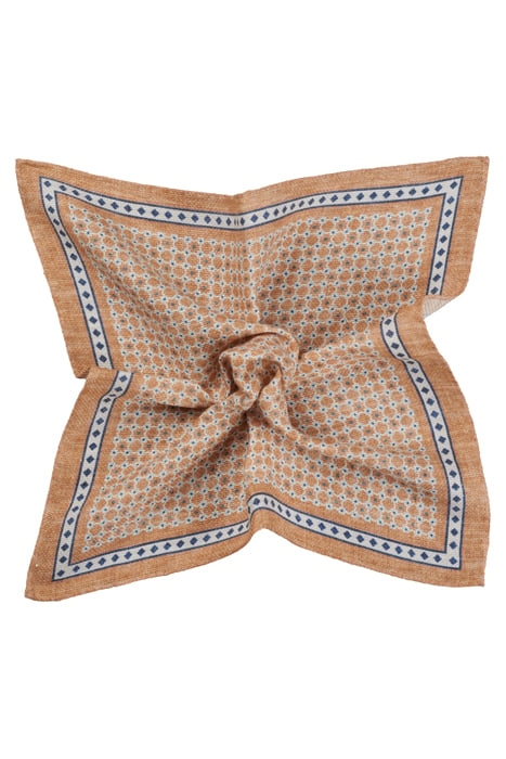 ORANGE GRAPHIC POCKET SQUARE 1