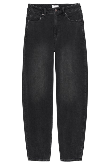 BARREL FIT JEANS WASHED BLACK 3