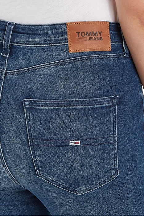 SYLVIA HR SUPER SKINNY JEANS MID BLUE 5