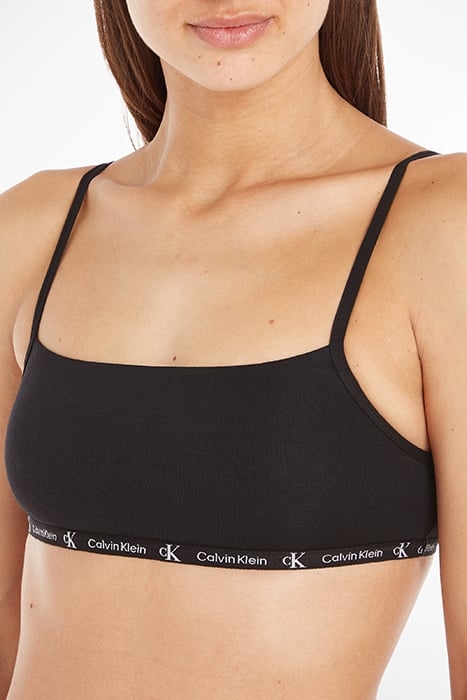 UNLINED BRALETTE 2PK BLACK/TIGER PRINT 6