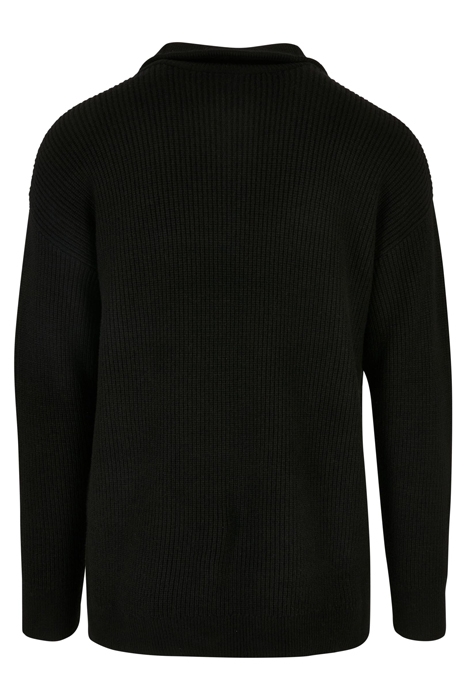 OVERSIZED KNITTED TROYER BLACK 5