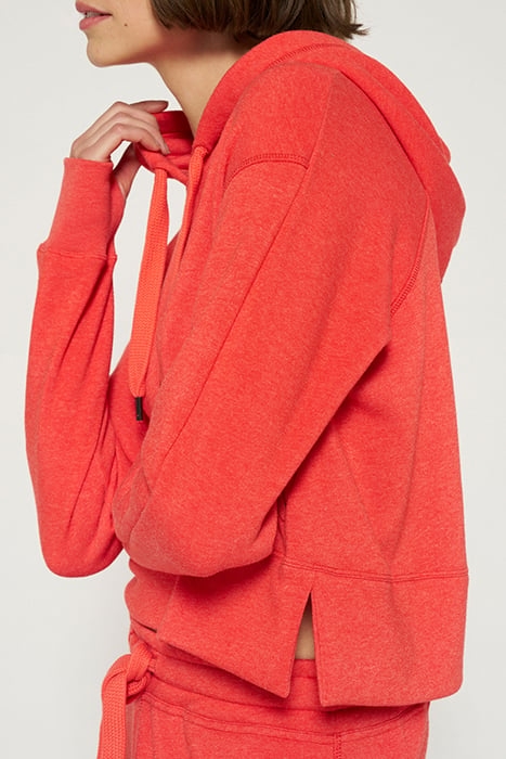 CROPPED HOODIE POPPY RED 5