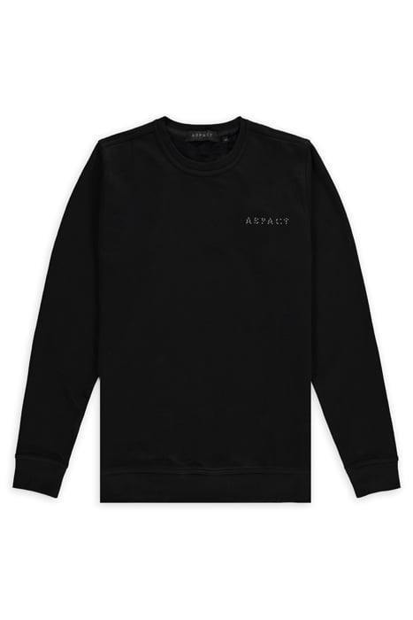 UNISEX BROKEN HART SWEATER BLACK 1