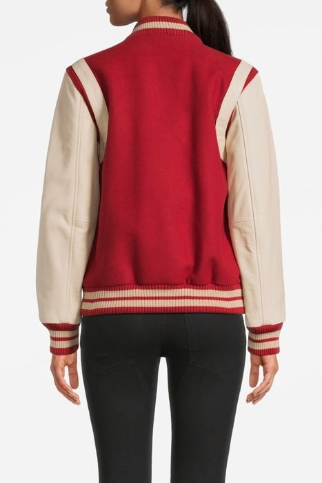 LOIS JACKET RED/ OFF WHITE 2