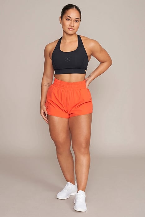 ELLEN - WOMEN'S LOOSE FIT SHORTS ORANGE 3