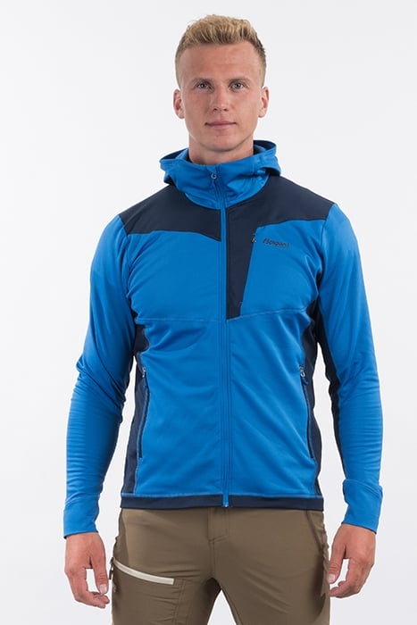 SKALAND HOOD JACKET ORION BLUE/NAVY BLUE 1