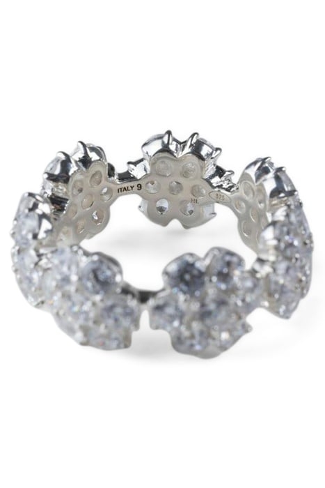 HATTON LABS – DAISY ETERNITY RING SILVER 1
