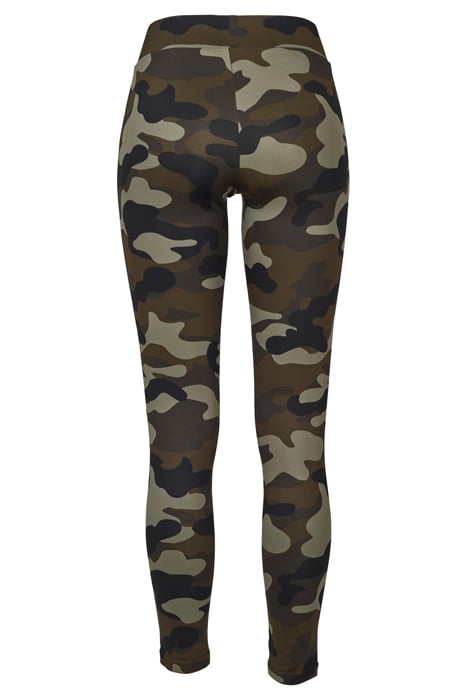 LADIES CAMO TECH MESH LEGGINGS WOODCAMO/BLK 5