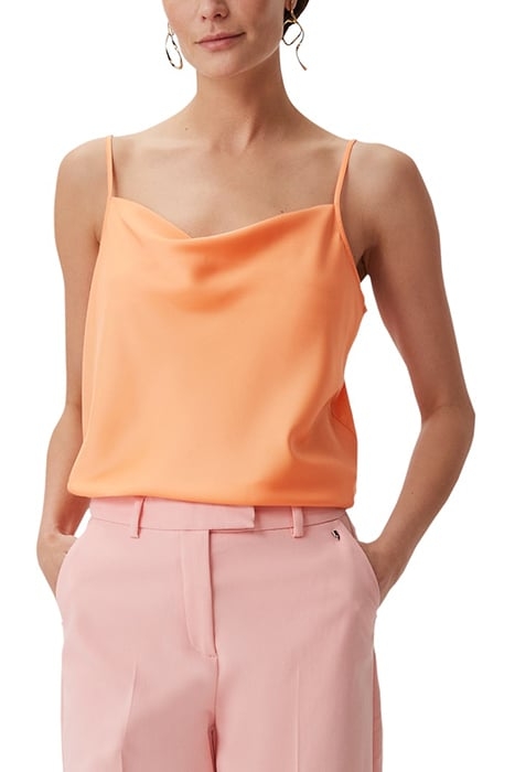 COMMA BLOUSES SLEEVELESS ORANGE 1