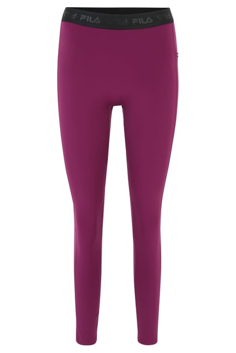 ROSES RUNNING TIGHTS PLUM CASPIA 4