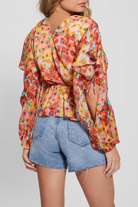 LS SASKIKA DRAPY TOP BOTANICAL SUNRAYS PR 2