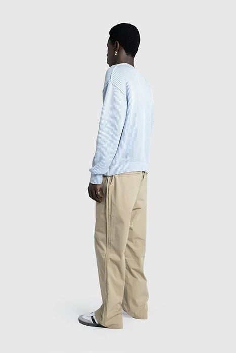HIGHSNOBIETY HS05 – BRUSHED REVERSE PIPING TROUSER BEIGE 3