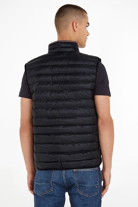 PACKABLE RECYCLED VEST STD FIT BLACK 2