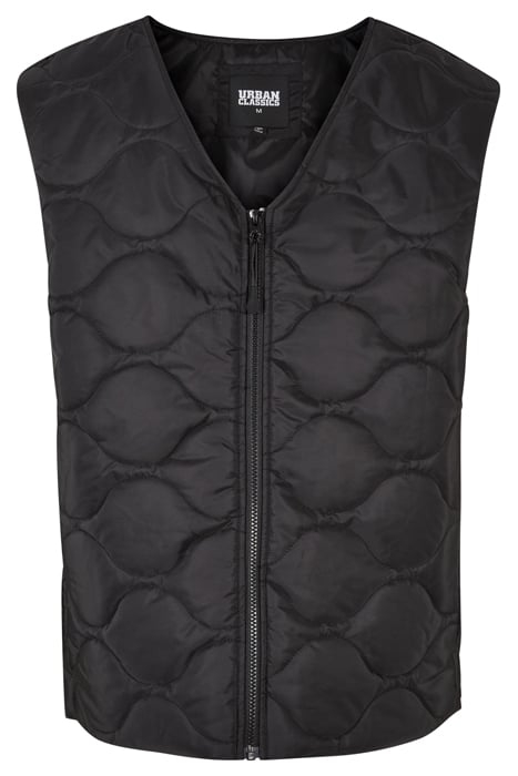 ZIPPED GILET BLACK 4