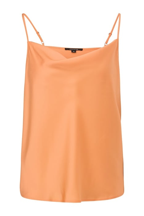 COMMA BLOUSES SLEEVELESS ORANGE 3
