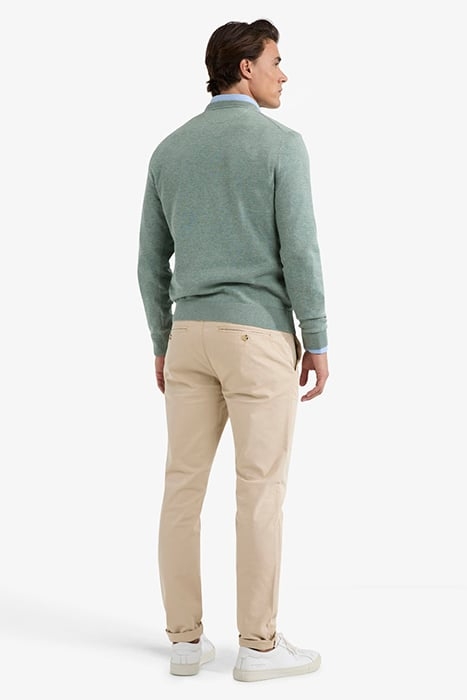 V-NECK SWEATER ICE GREEN 3