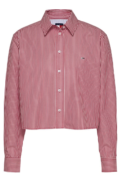TJW CRP RELAXED FIT SHIRT RED/WHITE STRIPE 4