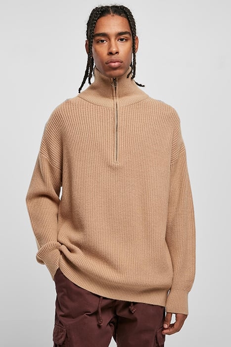 OVERSIZED KNITTED TROYER UNIONBEIGE 1