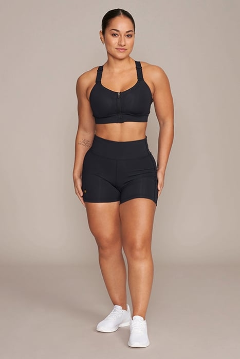 JANE - WOMEN'S HIGH WAIST SHORTY BLACK 3